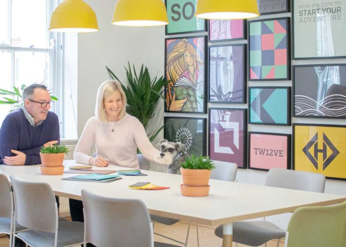 Photo of Kubiak team in the meeting room - Design Agency in Bristol